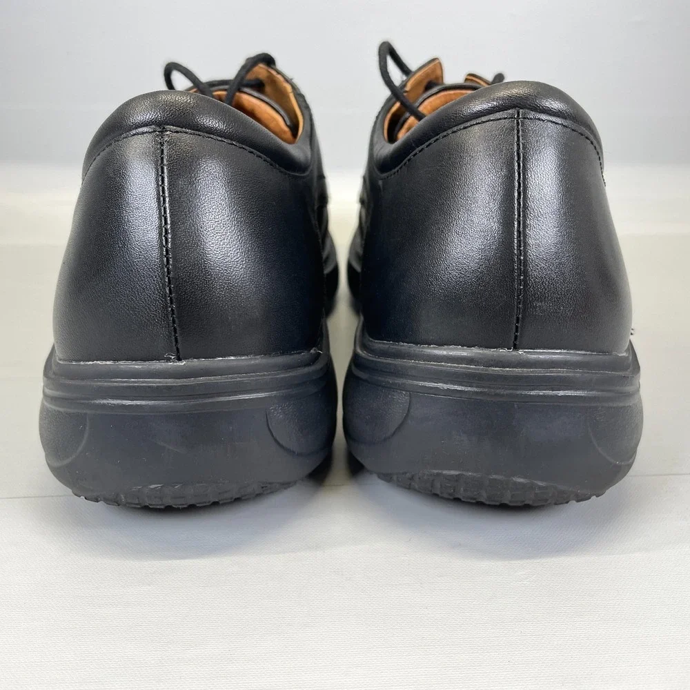 Dr. Comfort Classic Oxford Shoes Mens Size 11.5 M Black Leather Lace Up Dress